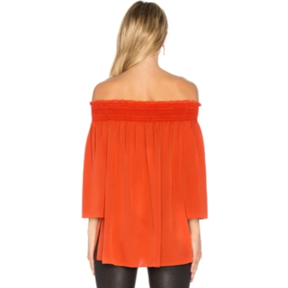 NWT Theory Elistaire off shoulder top size… - Picture 2 of 11